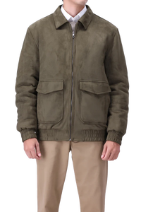 Men's Outdoor <b>Waterproof</b> Canvas <b>Parka</b> Jacket with Zipper Closure Plus Size Drum Packaging for Rainy Days - Product Image 3