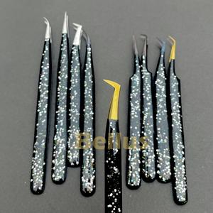 Pince à cils noire de qualité parfaite ensemble d'outils d'extension de cils compacts et durables maquillage de beauté marque privée personnalisée - Product Image 6