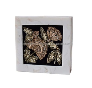 Bolso de mano de madera para trabajo de bordado artesanal de lujo para declaración elegante de noche a la moda exquisita - Product Image 2