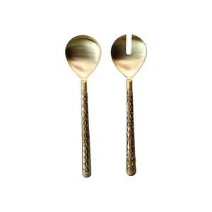 Ensemble de serveurs à salade faits à la main avec une qualité supérieure pour la vaisselle d'hôtel, la décoration de table et les accessoires de décoration de mariage - Product Image 6