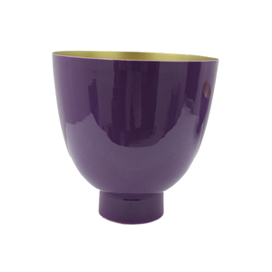 American Style Metal Enamel Finished Flower Bowl for Home and Hotel <b>Tabletop</b> Decoration Handmade Round Flower Bowls - Product Image 6