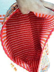 Bolsa de lona de algodón de moda con cierre de cremallera de impresión elegante On-The-Go Essentials para viajar - Product Image 5