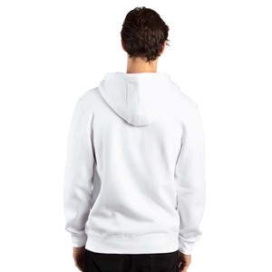 Sweat à capuche zippé en molleton français pour homme, coupe ample, poches kangourou, noir - Product Image 5