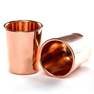 Wholesale Metal Plain Simple Durable Stainless Steel <b>Copper</b> Metal <b>Cups</b> Aluminum Drinking Glass for Kitchenware - Product Image 1