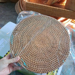 แผ่นรองจานหวายธรรมชาติเป็นมิตรต่อสิ่งแวดล้อมหัตถกรรมจากเวียดนาม - Product Image 3