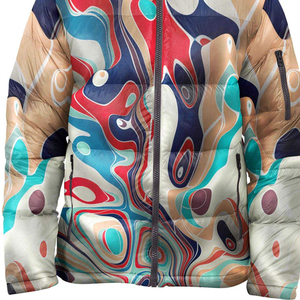 Chaqueta de Plumón Sublimada para Hombre, Chaqueta de Invierno Informal, Cálida y Moderna, Ropa de Abrigo para Exteriores en Venta - Product Image 5