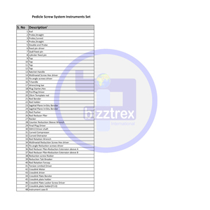 Juego Ortopédico Veterinario Sistema de Fragmentos Pequeños 1,5/2,0/2,7/3,5/4,0mm Kit de Instrumentos Ortopédicos para Columna Vertebral - Product Image 6