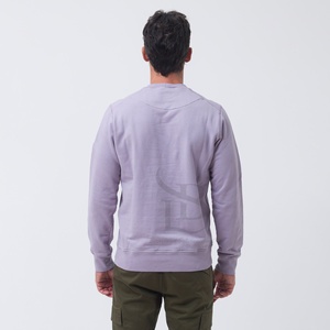 Personalizado 100% algodón de alta calidad regular sudaderas manga hombres cuello redondo pulóver sudadera precio al por mayor tarifa barata - Product Image 3