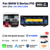 Navifly MNL 15 pouces Android13 2560*720 android radio autoradio pour BMW série 5 F10 prise en charge filaire + sans fil jeu de voiture