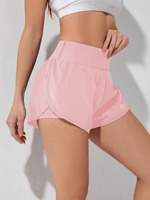 Shorts de sport et de yoga en coton uni pour femme, taille élastique, grande taille, séchage rapide, collection été 2025 – Vente en gros