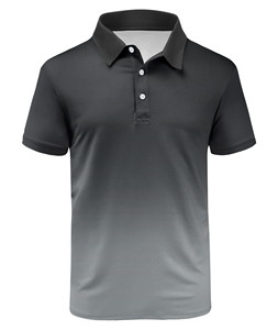 custom gradient <b>polo</b> <b>shirts</b> sublimated design front and back view men fashion <b>polo</b> <b>shirt</b> with embroidery moisture wicking - Product Image 3