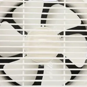 16-дюймовый вентилятор воздушного охлаждения, работающий от постоянного тока, с сильным ветром, бытовой Белый настенный вытяжной вентилятор для отеля
