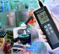 Enregistreur de données de précision avec thermomètre à thermocouple et capteur PT100 en platine, communication USB, matériau plastique, personnalisable ODM