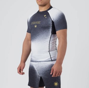BJJ ขอเกี่ยวเสื้อแขนสั้นระบายอากาศได้ดีป้องกันผดผื่นปรับแต่งได้ตามขอบเสื้อกีฬา - Product Image 2
