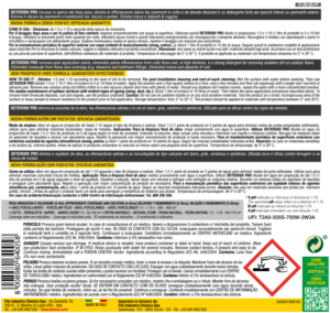 DETERDEK PRO Nettoyant liquide acide multifonction à faible odeur pour sols, détartrant et antirouille, sans danger pour les métaux, la terre cuite et les carrières - Product Image 2