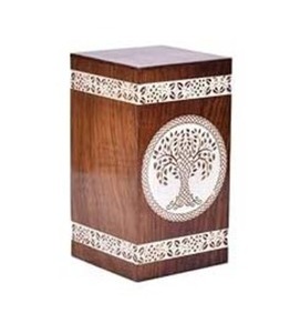 Urnas de madera de estilo americano moderno hechas a mano de gran calidad, urnas de cremación para hombres y mujeres, urnas decorativas para adultos - Product Image 3