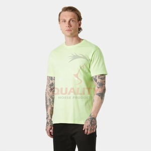Camiseta de algodón grueso con impresión de logotipo personalizado, ropa de calle en blanco, servicio de fabricación OEM, tejido suave y duradero, venta al por mayor - Product Image 4
