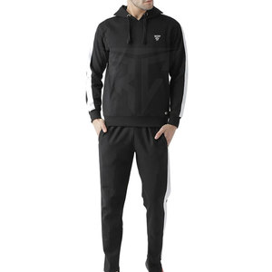 Venta al por mayor sólido chándal 100% algodón Jogger ropa deportiva logotipo personalizado impreso pantalones de chándal invierno pulóver en XL adulto de talla grande - Product Image 1