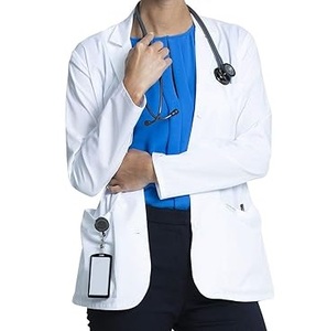 Hospital Doctor Bata de laboratorio Ropa DE TRABAJO Mangas completas Laboratorio médico Transpirable Ligero Ropa clínica Abrigo - Product Image 1