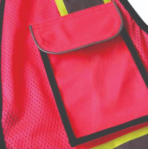 Chaleco DE SEGURIDAD amarillo de alta visibilidad Clase 3 ropa reflectante de malla sólida construcción Chaleco de seguridad de trabajo de alta visibilidad - Product Image 5
