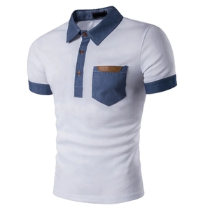 Nouveau Style vêtements d'été de haute qualité hommes polos décontracté affaires à manches courtes broderie Polo hommes en gros - Product Image 5