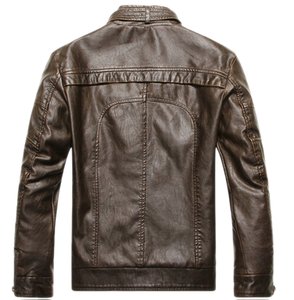 Premium Quality Coated Unisex Handcrafted Leather <b>Jacket</b> Stand Hooded Vintage Varsity <b>Jacket</b> Breathable <b>Linen</b> Lining Custom <b>Men</b> - Product Image 6