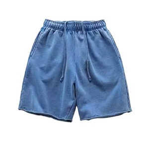 Pantalones Cortos de Verano para Hombre, Estilo Retro Americano, Hip Hop, 100% Algodón, Transpirables, con Cordón Ajustable, Corte Recto y Ajustado - Product Image 1