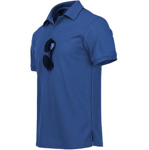 Chemises polo pour hommes en matière douce respirante anti-rides, nouveau matériau doux, logo personnalisé, matériau durable, chemise polo pour hommes - Product Image 2