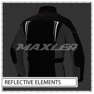 <b>Lightweight</b> Textile Motorbike Riding <b>Jacket</b> Adjustable Fit With Impact Protection Breathable Panels Durable Fabric Ideal - Product Image 6