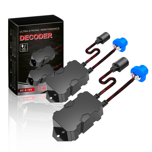 LANSEKO LED Canbus Decoder 9004 9007 HB1 HB5 With Resistor and Capacitor Anti Flicker Warning Canceller for Car LED Headlight