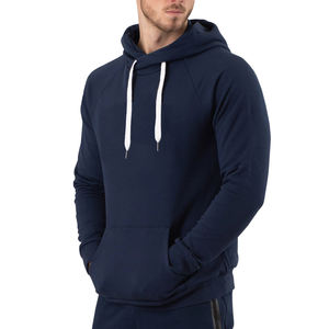 Venta al por mayor sudaderas con capucha de logotipo personalizado para hombres 100% algodón 500 GSM diseño de hombro caído de peso pesado con serigrafía para el invierno - Product Image 1