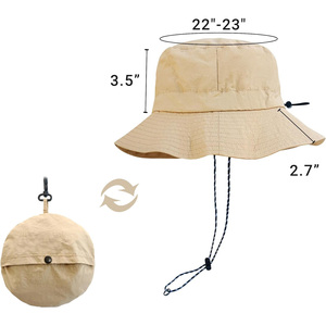 Chapeaux seau personnalisés d'été élégants avec broderie par impression de logo Mode extérieure Streetwear Protection solaire Fournisseur OEM - Product Image 6