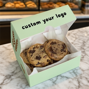 Caja de Cartón Plegable Personalizada con Acabado Mate y Protección UV para Empaque de Cosméticos, Pasteles, Galletas, Brownies, Donas - Product Image 3