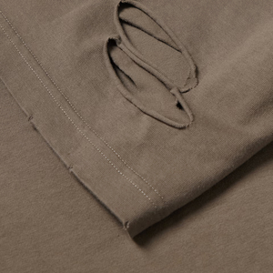 T-shirt court Boxy Fit poids lourd en détresse personnalisé en gros 100% coton DTG impression T-shirts en détresse - Product Image 6