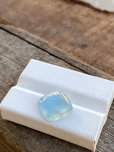 Cojín cuadrado de Aguamarina de 7,39 quilates Natural certificado, cabujón de Color superior, piedra preciosa suelta para joyería, collar, cambio de Color - Product Image 3