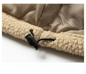 2025 hiver réversible imperméable coton rempli support fermeture éclair unisexe décontracté Camping/Ski Parka veste - Product Image 3