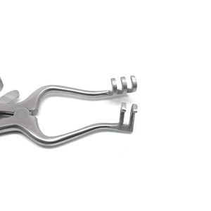 Retractor Weitlaner de 13cm con retención automática, Retractor Manual de instrumentos quirúrgicos afilados y romos 3X3 de alta calidad - Product Image 4