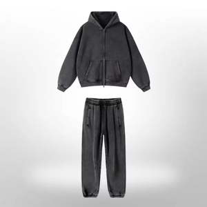 Servicio OEM, Chándal de Invierno para Hombre Más Vendido, Estampado en Serigrafía, 100% Algodón, Corte Regular, Talla Grande - Product Image 3