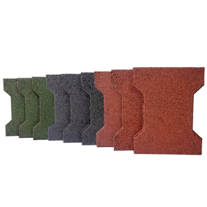 Top Selling Wholesale Price Rubber Dog Bone Paver 15-50mm Thick Anti-Slip Soft Landing Surface for Play Areas Equine Horse Barns - Product Image 1