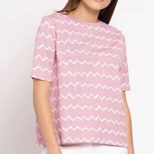 2025 nouveau style été écologique femmes T-Shirt 100% coton respirant tenue décontracté - Product Image 5