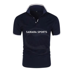 Polos suaves de poliéster/algodón de piqué informal con logotipo personalizado y logotipo bordado para hombre - Product Image 5