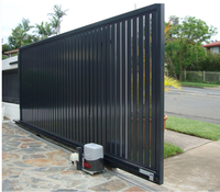 Sparxwizz Engineering - Puertas Corredizas Comerciales para Jardín, Valla de Alta Calidad, Galvanizadas, Impermeables, Ecológicas, de 6 Pies de Altura