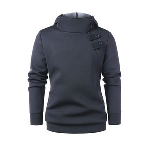 เสื้อฮู้ดลำลองผู้ชาย ปรับแต่งได้ ผ้าฝ้าย 100% ทรงปกติ คุณภาพสูง ผ้าฟลีซ ระบายอากาศ ปลายแขนแบบริบ ผลิตจากวัสดุรักษ์โลก ไม่หดตัว - Product Image 1