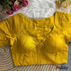 Vente chaude Belle Dressing Fancy Outfit Heavy Meena J card Blouses Fournisseur et exportateur indien - Product Image 6