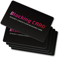 Protector de Tarjeta de Débito NFC Impermeable con Bloqueo RFID T5577 EM4305, Personalizado OEM ODM, con Banda Magnética, Anti-Robo, para Hoteles