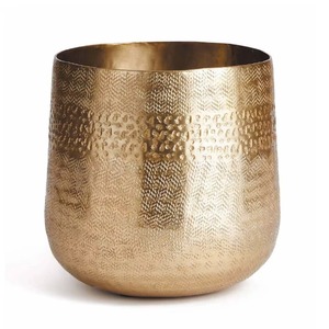 Florero de aluminio de Venta caliente Florero de metal decorativo de mesa moderno Perfecto para la decoración de la oficina en el hogar o la sala de estar - Product Image 5