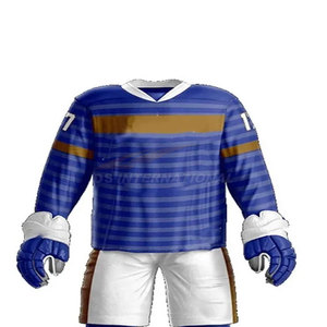 Uniforme de Hockey sobre hielo hecho a medida de alta calidad, diseño único, ropa de equipo profesional, conjunto de Jersey deportivo de sublimación de secado rápido, Pantalones - Product Image 6