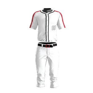 Camiseta de Béisbol con Estampado Floral Brillante y Bordado Personalizado, Estilo Uniforme, Venta al Por Mayor, Jersey de Béisbol Deportivo Barato - Product Image 1