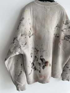 Sweat-shirt vintage surdimensionné pour homme personnalisé, 100% coton, teinture par pulvérisation, délavé au soleil, streetwear graphique - Product Image 4