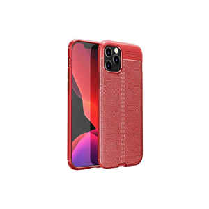 Coque en silicone souple premium Netzy SAFA Niss pour iPhone 12 Pro Max, rouge élégant, compatible avec les modèles 11 Pro et 14 Plus - Product Image 1